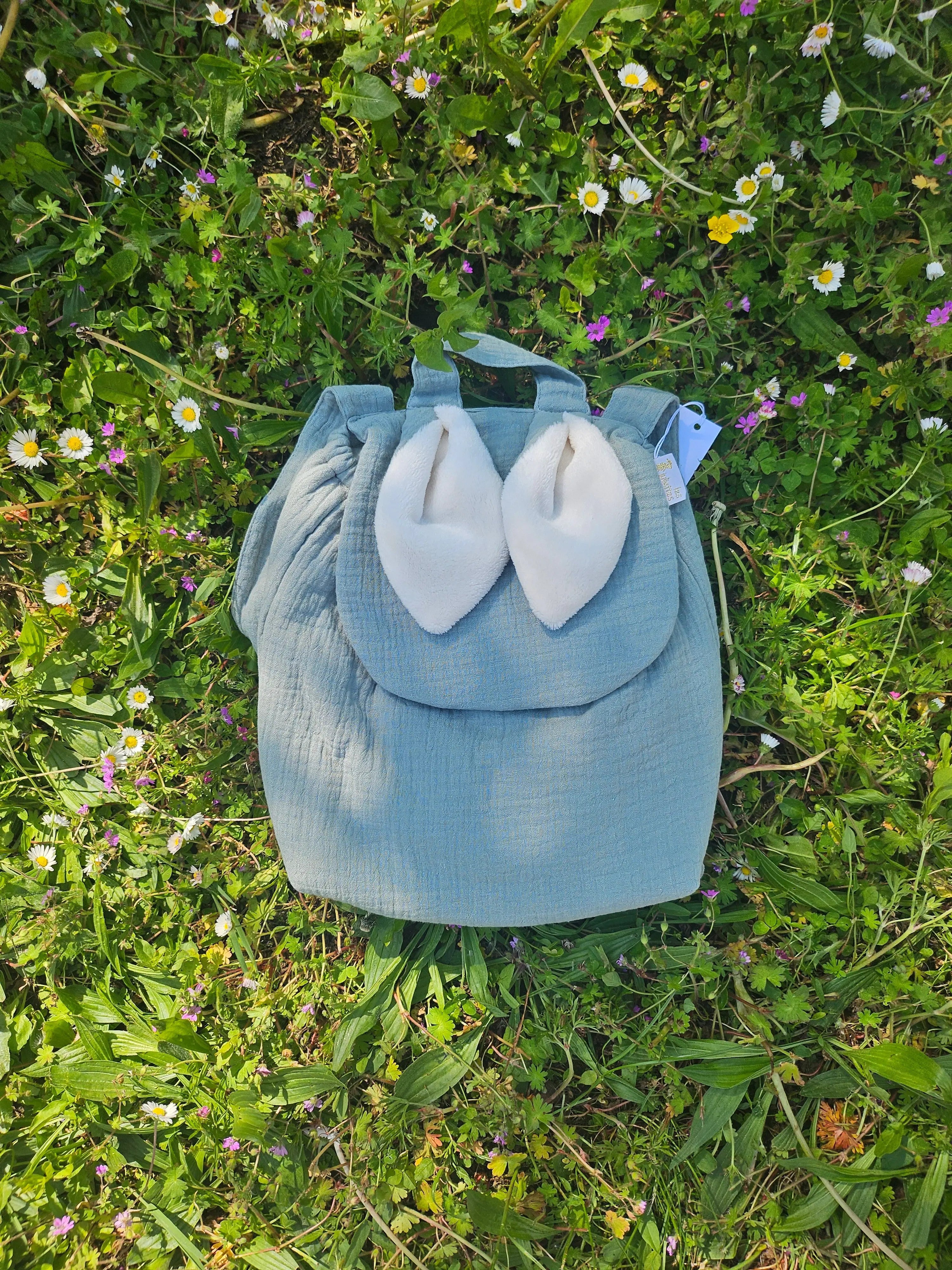 Sac à dos Lapinou Kaki Les Juliettes Paris