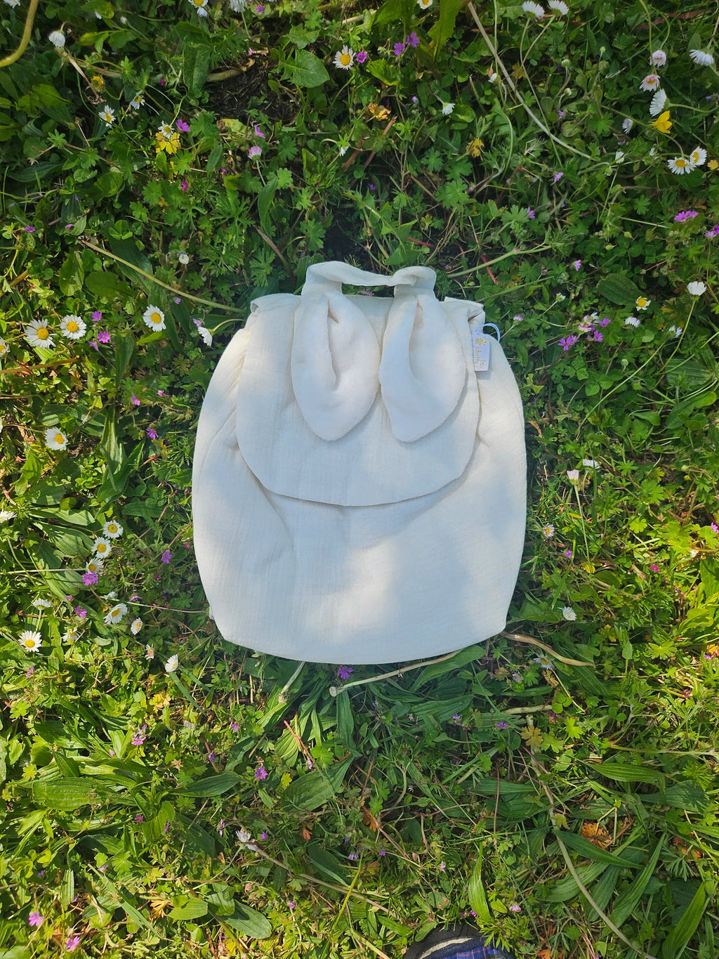 Sac à dos Lapinou écru Les Juliettes Paris