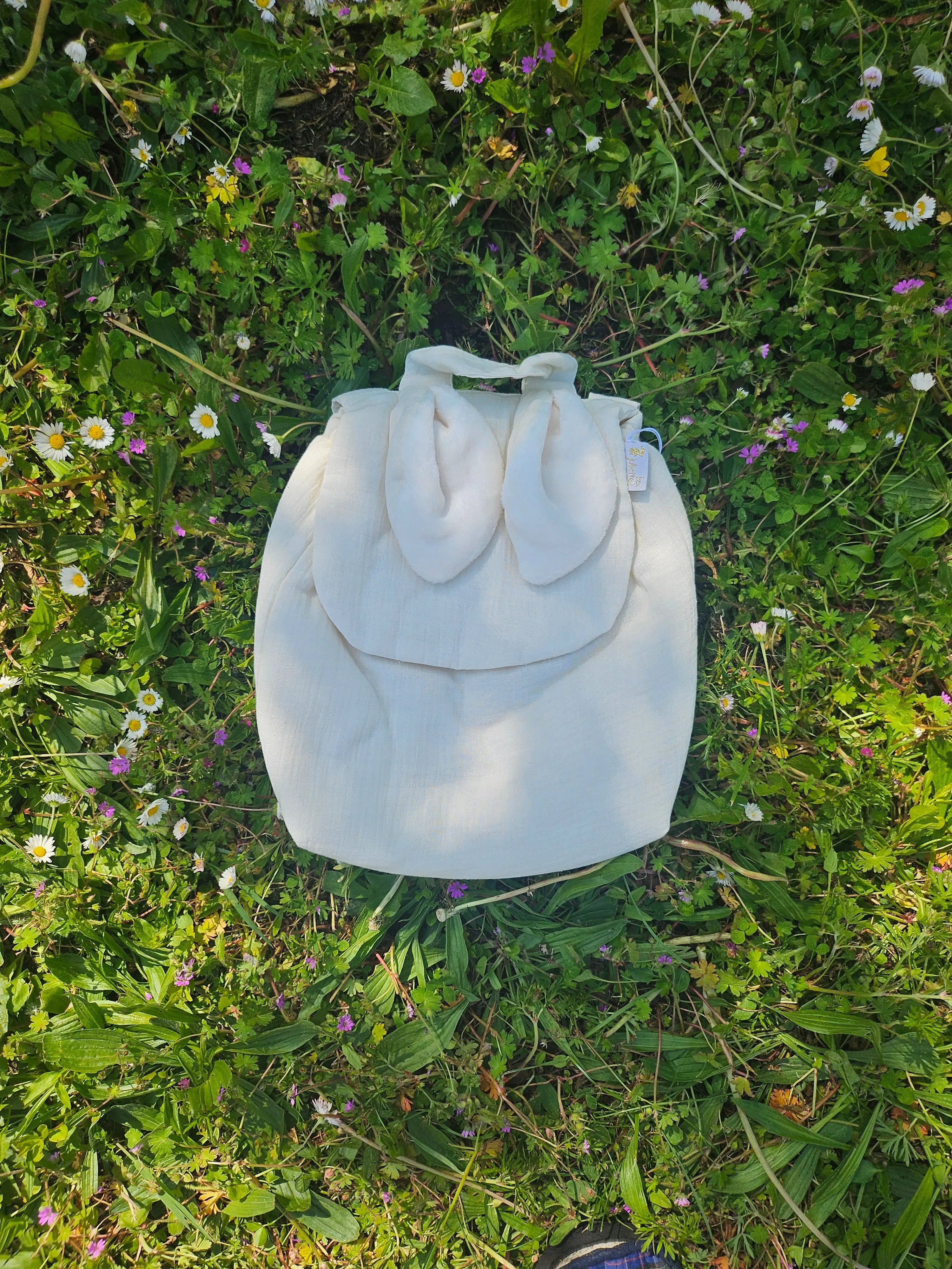 Sac à dos Lapinou écru Les Juliettes Paris