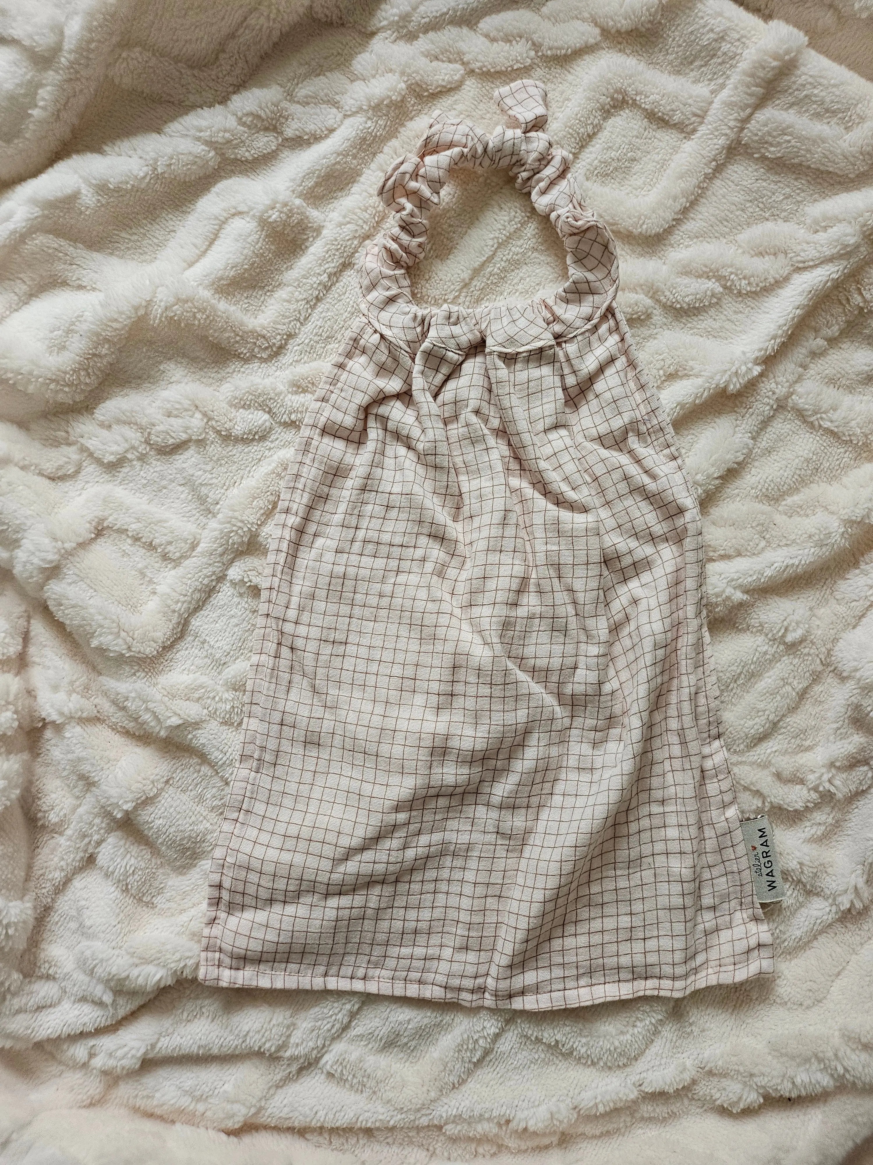 Serviette de cantine petits carreaux Atelier wagram